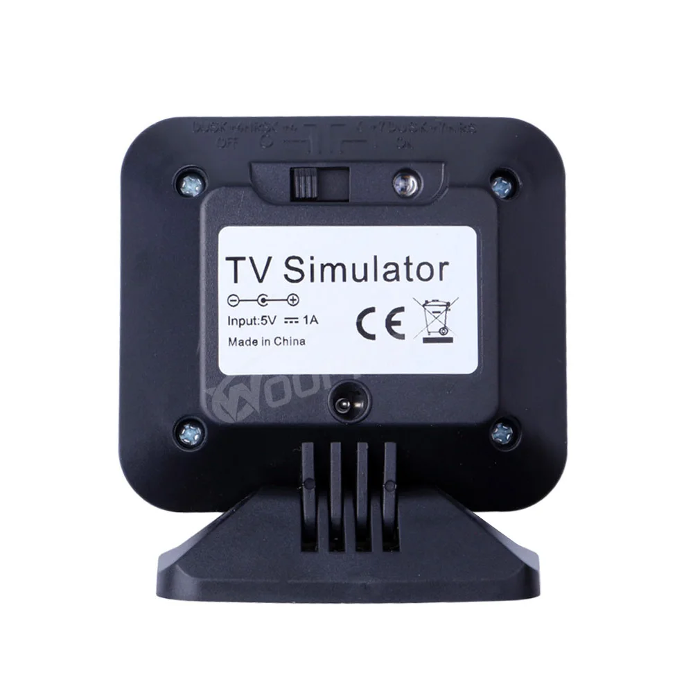 Simulador de TV LED falso, dispositivo de seguridad antirrobo alimentado por USB con función de temporizador para dormitorios de apartamentos en casa - imagen 4
