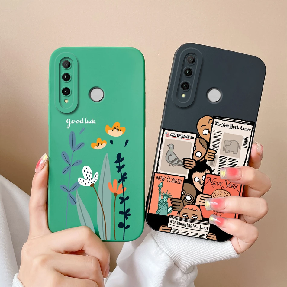Funda de teléfono para Honor 10i, carcasa de silicona líquida suave y Lisa, protección completa, antichoc, modelo HRY-LX1T - imagen 2