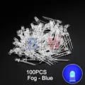 100pcs Fog-Blue