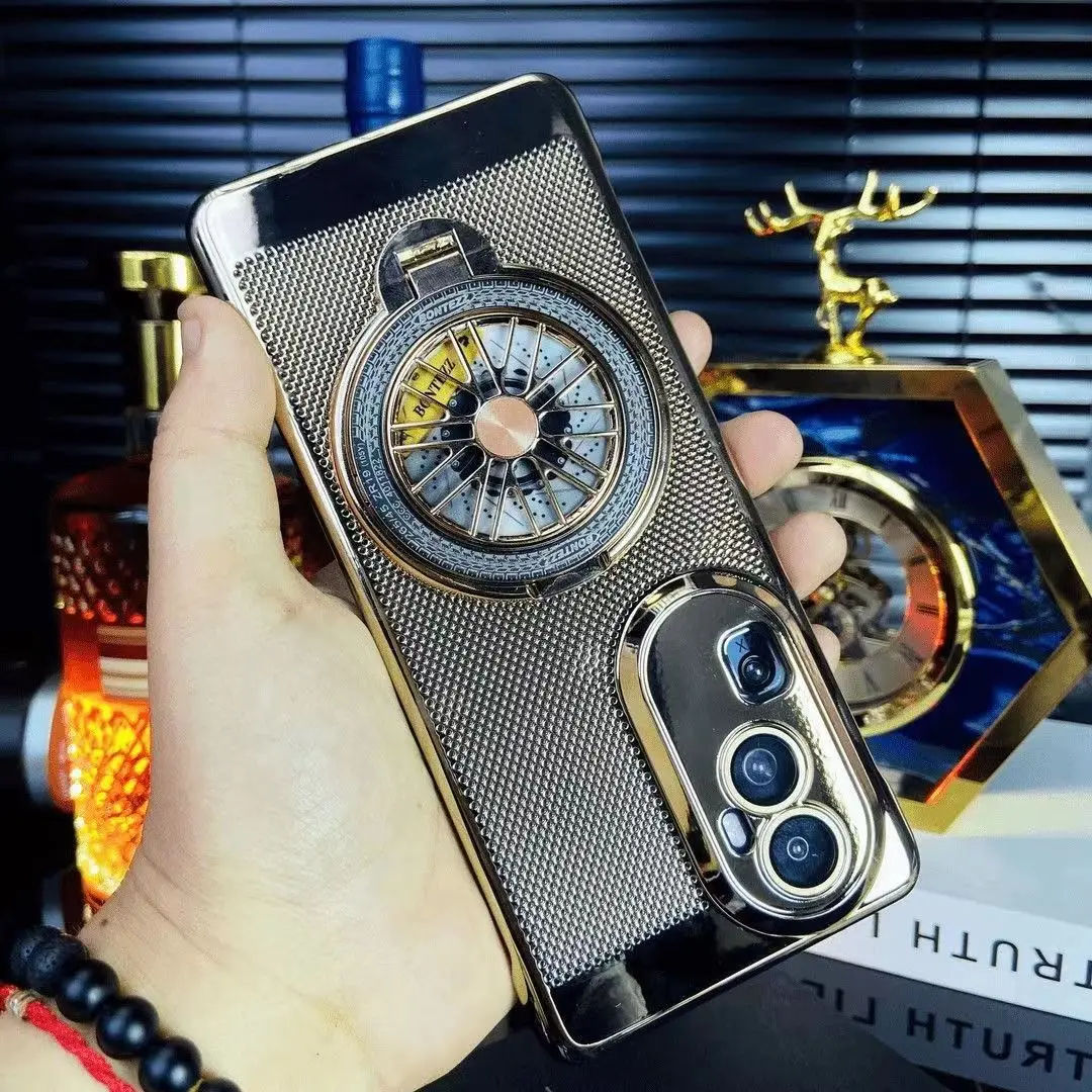 Para OPPO Reno 12 Pro funda dura de PC con anillo de disipación de calor funda protectora trasera para OPPO Reno 12 12Pro carcasa de teléfono