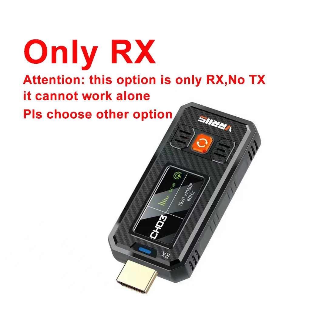 Only 1 RX