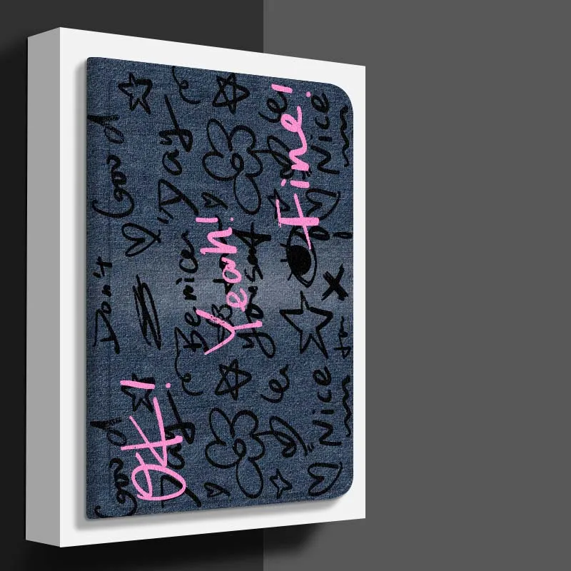 Textura de mariposa vaquera para Samsung Galaxy Tab A A7 A8 A9 A11 S6 S11 10,1 10,4 10,5 pulgadas Lite Plus funda para tableta - imagen 5