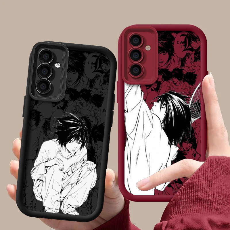 Death Note L Lawliet funda de teléfono con escalera de ojo suave para Redmi Note 13, 12, 11, 10, 9 Pro Plus, 5G, POCO F3, F4, F5, X3, X4, X5 GT - imagen 4