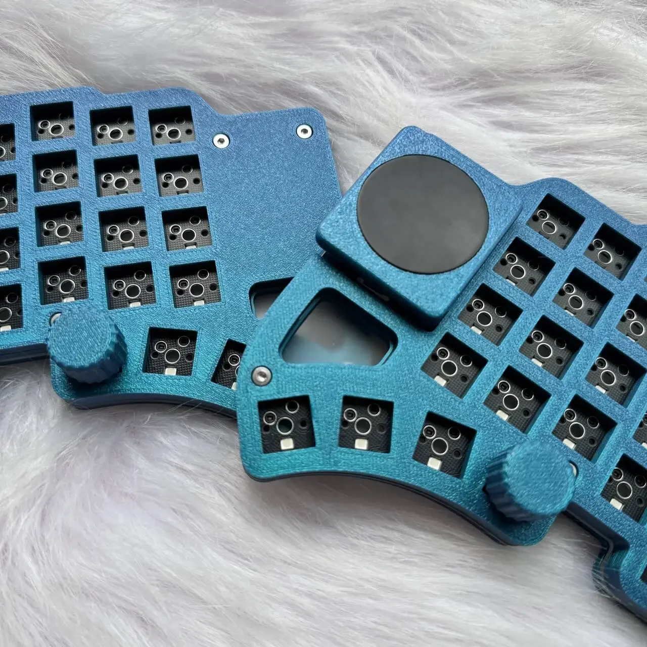 Dilemma Max Split Kit de teclado personalizado con cable RGB Hot-swap Fdm perilla de impresión panel táctil simular ratón soporte Vial Mx Switch - imagen 3