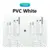 PVC White--2Pcs