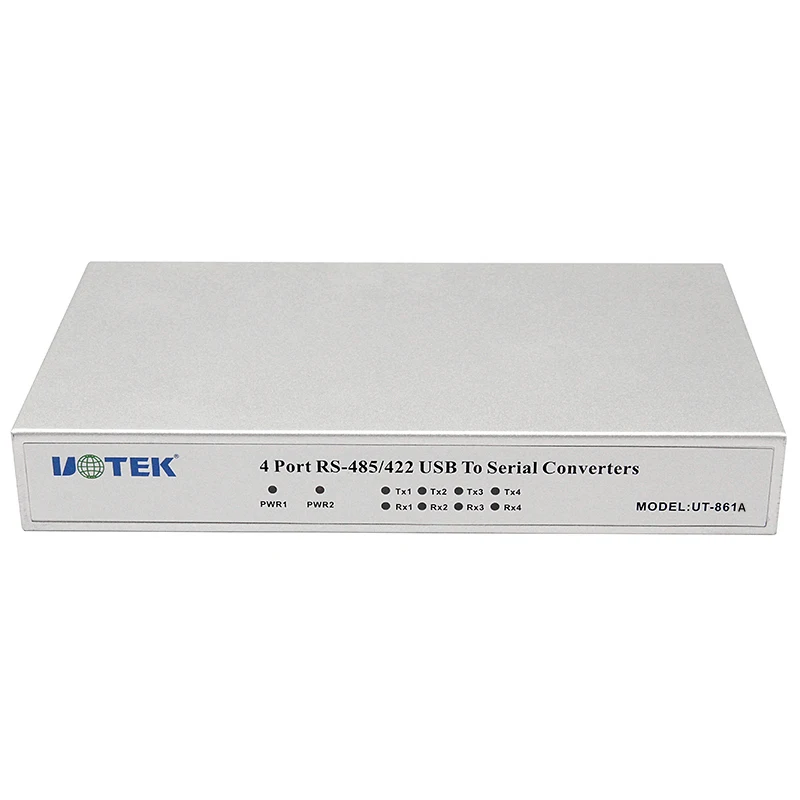 Adaptador convertidor UOTEK de 4 puertos USB a RS-485 RS-422 con aislamiento óptico conector serie DB9 protección ESD para UT-861A - imagen 3