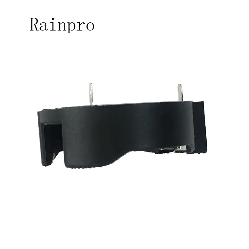  5PCS/LOT CR2450  2450 Coin Cell Button Battery Socket Holder Case 2 Pins Black. - imagen 3