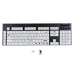 Teclas PBT Fearless Strike para Logitech G813/G815/G913/G915 blancas