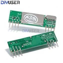 Módulo receptor RF de 433MHz superheterodino RXB6 alta sensibilidad baja potencia para Arduino ESP8266 IoT 3,3 V 5V
