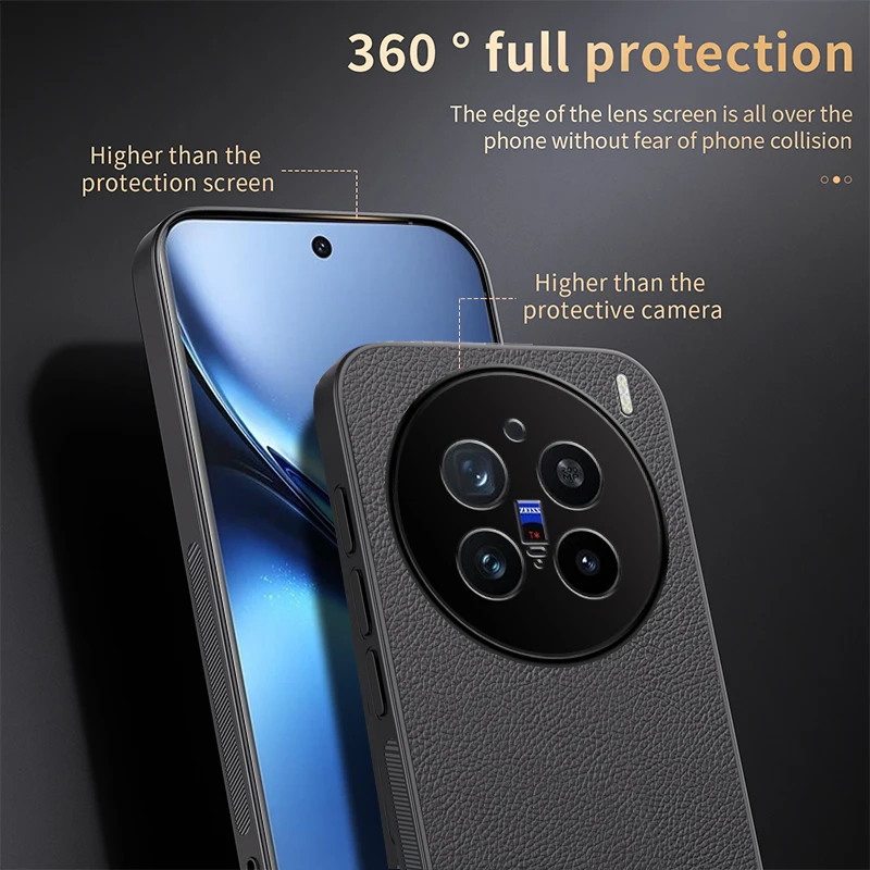 Funda magnética de marco suave de cuero de negocios de lujo para VIVO X200 Pro Mini VIVOX200 Pro VIVOX200Mini 5G fundas de teléfono Capa - imagen 4