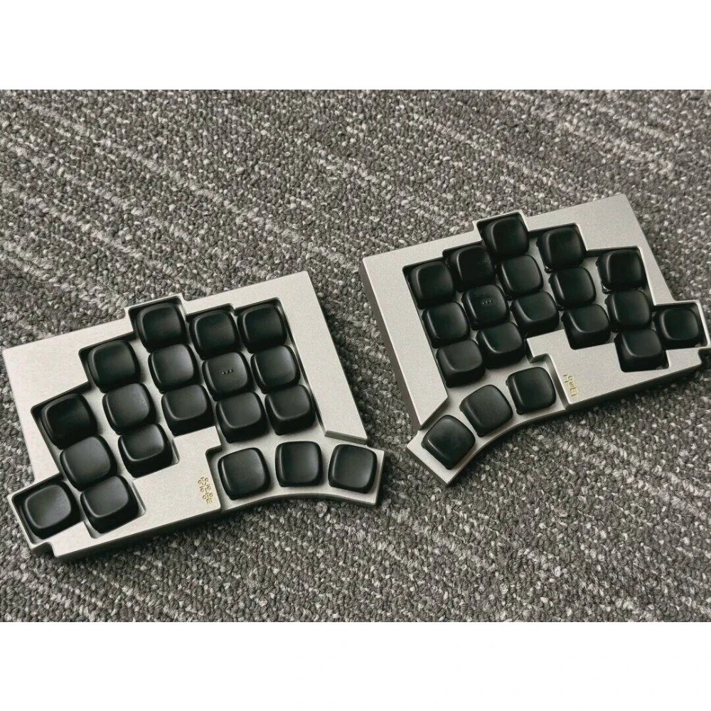 Carcasa de aluminio TOTEM teclado dividido inalámbrico personalizado modo Dual Bluetooth Zmk Teclado mecánico ultrafino de intercambio en caliente ergonómico - imagen 4