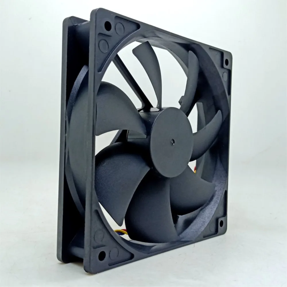 Ventilador de refrigeración PWM de 120 mm 12 V 60 CFM, rodamiento de bolas doble, control de velocidad, DF 1202512 B2LN para cajas y servidores de PC - imagen 3