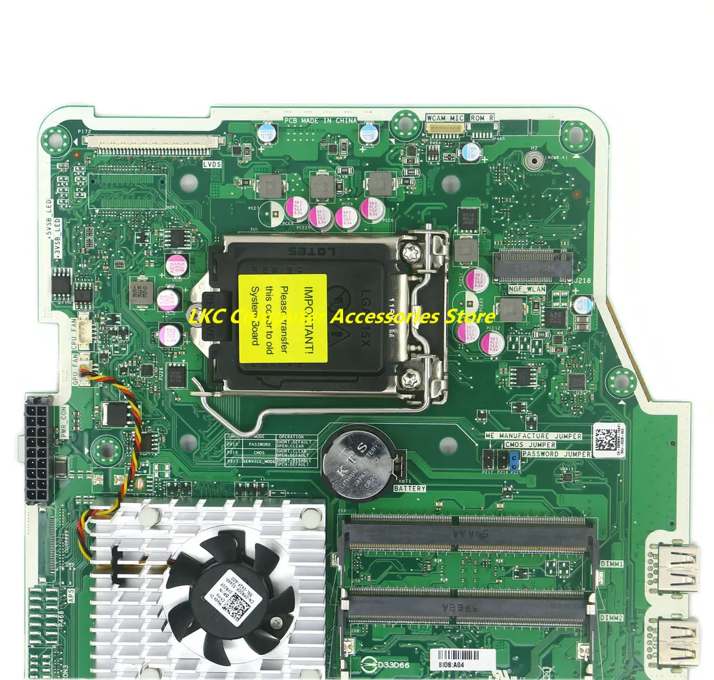 IPPSL-BF nuevo para Dell Optiplex 7440 AIO placa base todo en uno CN-09R6NG 09R6NG 9R6NG placa base GPU integrada 100% probado - imagen 5