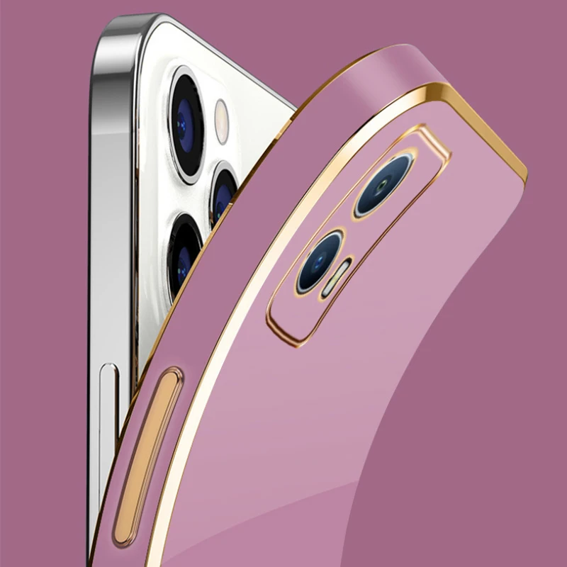 Funda para Motorola Moto G53 G73 G23 G16 G72 G62 G60S G60 G52 G82 G71S G50 Funda de silicona suave femenina chapada de lujo Carcasa - imagen 3