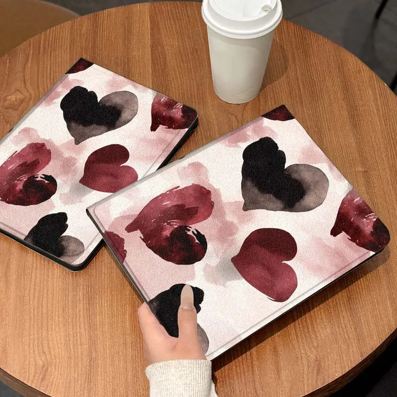 Love Line Flower Art para Samsung Galaxy Tab S7 S8 S9 S10 11 12,4 13,1 FE Plus Lite pulgadas funda para tableta