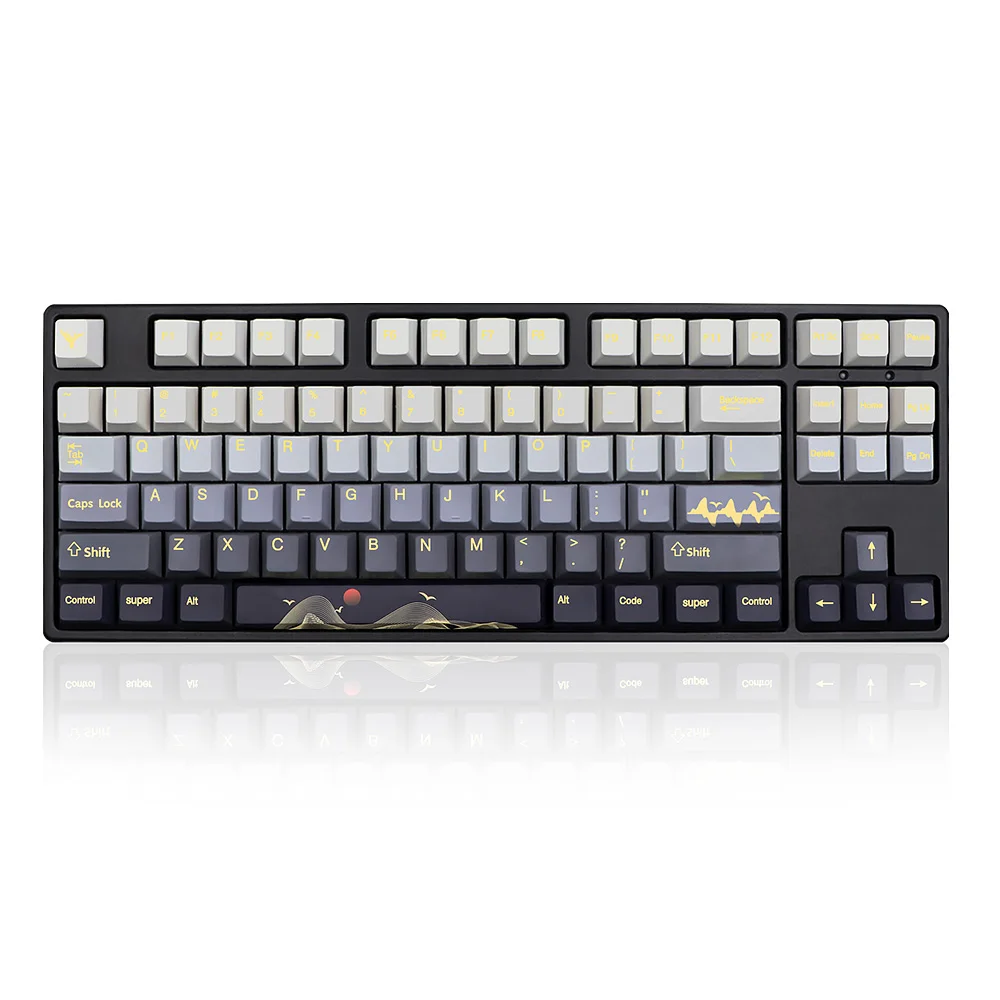 Keycaps PBT Gradiente 136 Perfil Cherry – Sublimación MX