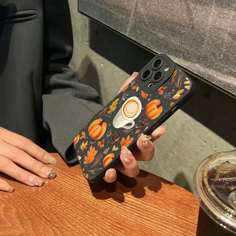 Funda de teléfono Coffer de calabaza de otoño para Xiaomi Redmi Note 14 13 12 11 Pro Plus 5G 12S 11S 10S Redmi 13C 14C 12 funda suave de silicona - imagen 5