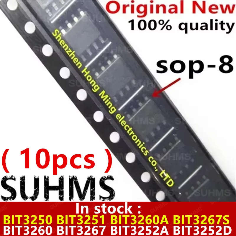 (10 piezas) 100% nuevo BIT3250 BIT3251 BIT3260 BIT3267 BIT3260A BIT3267S BIT3252A BIT3252D sop-8