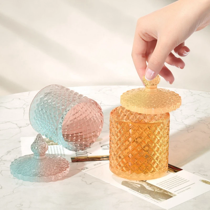 Molde de almacenamiento de dulces de Navidad esmaltado, manualidades DIY, goma de goteo de cristal con tapa, 2 piezas - imagen 3