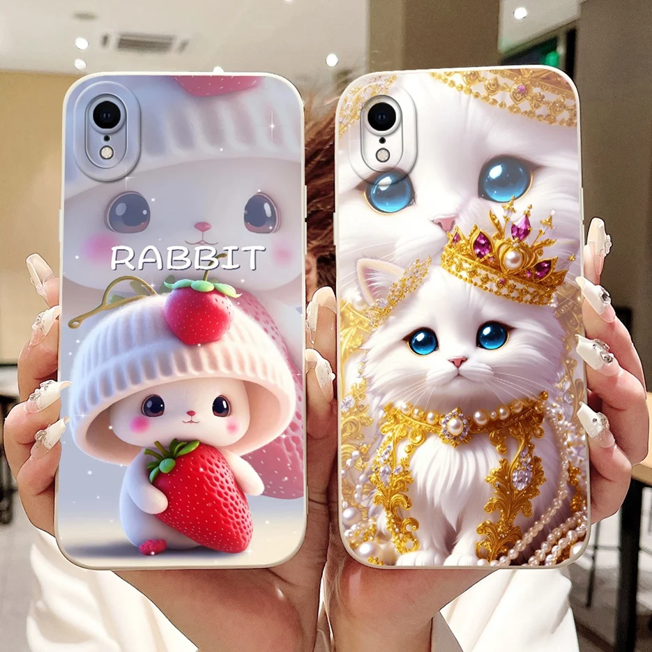 Para Apple iPhone X funda iPhone XR elegante caramelo pintado cubierta a prueba de golpes funda de teléfono para iPhone XS Max iPhoneX iPhoneXR bolsas suaves - imagen 2