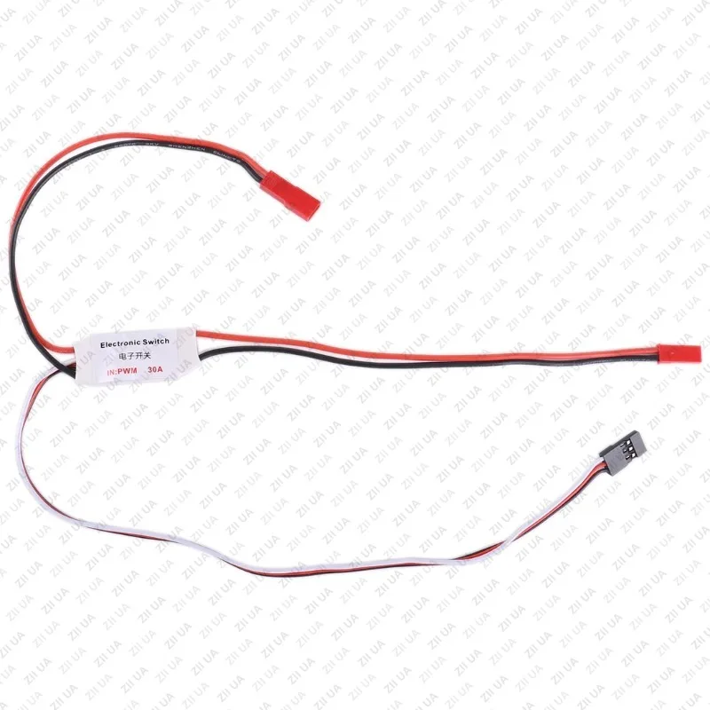 5A 10A 20A/30A interruptor electrónico de Control remoto actual modelo de avión interruptor de luz LED señal PWM 3,7-28V protección de plantas