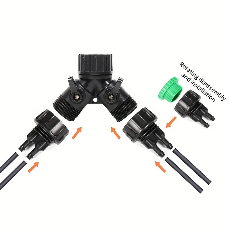 Kit de sistema de riego por nebulización DIY: riego automático con goteo en aerosol para humidificación de enfriamiento al aire libre y riego de jardín - imagen 4