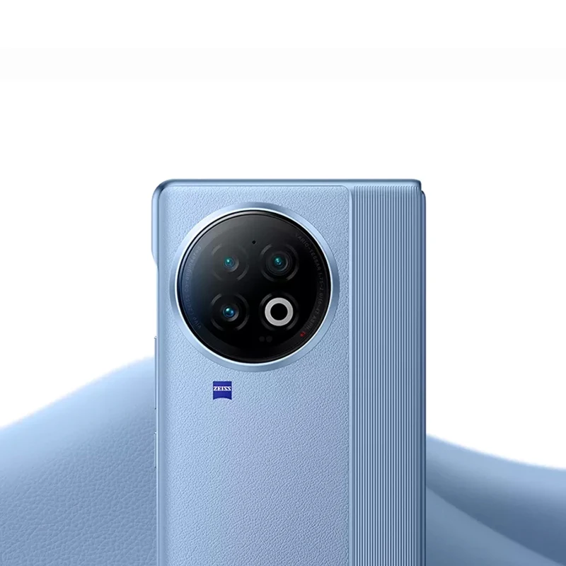 Vivo X Fold 2-Funda de cuero PU, carcasa protectora de PC, soporte de Metal ultrafino, 100% Original - imagen 3