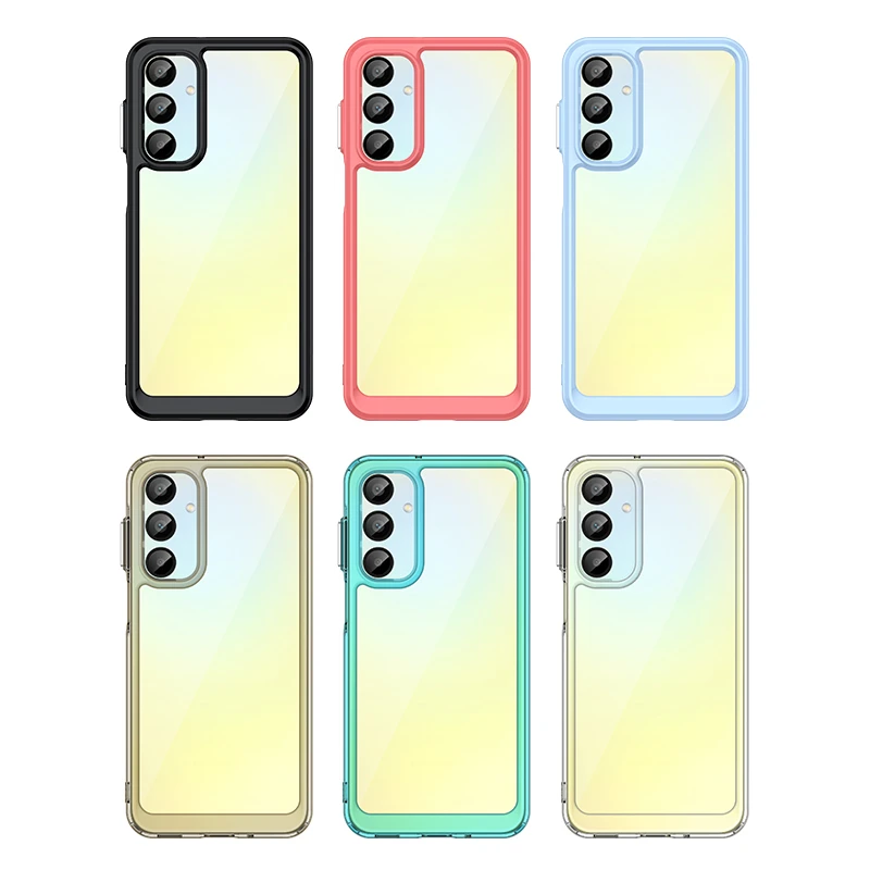Para Samsung A16 funda Samsung Galaxy A16 Capas nuevo teléfono a prueba de golpes parachoques armadura trasera transparente Samsung A16 A 16 - imagen 3