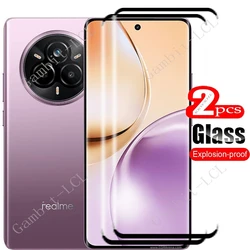 Realme 14 Pro+ Vidrio Templado Original 9H Curvo Completo Antirroturas