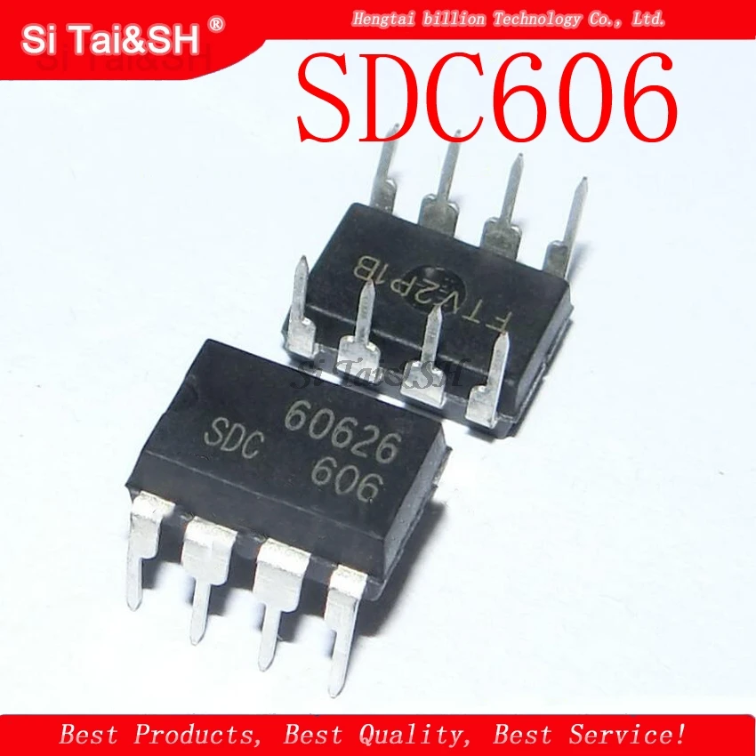 Si Tai & SH 10 Uds SDC606 SDC606P DIP-8 SDC 606 DIP nuevo original - imagen 2