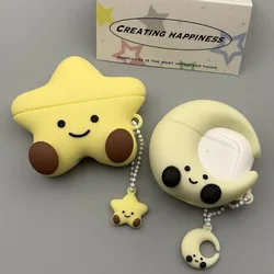 Funda protectora AirPods Pro 2/4 – Diseño Luna y Estrella