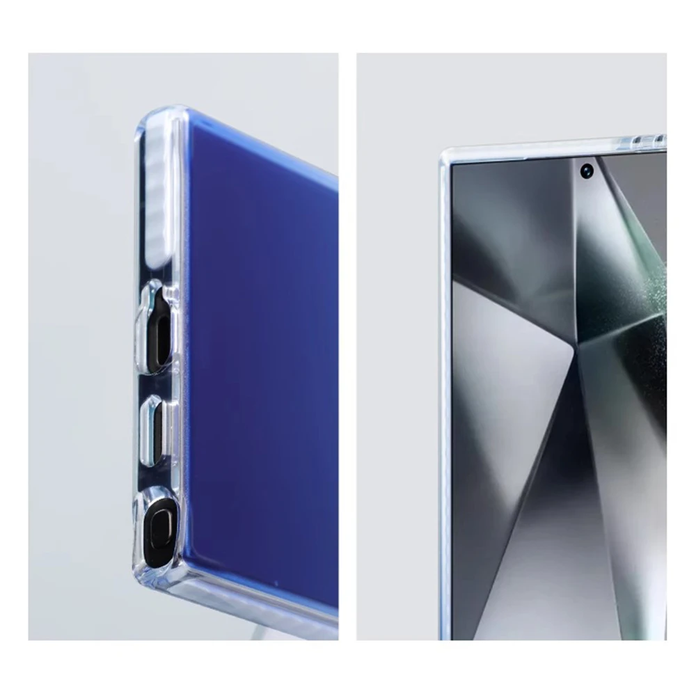 Funda protectora antideslizante con carga inalámbrica magnética de lujo para Samsung Galaxy S25 Ultra S24 Plus, funda trasera a prueba de golpes con parachoques degradado - imagen 5