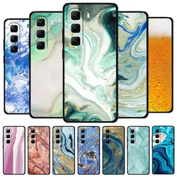 Funda de teléfono de silicona suave para INFINIX HOT 60 Pro, funda trasera de TPU para Infinix Hot60 Pro, funda de parachoques, funda con textura de Color