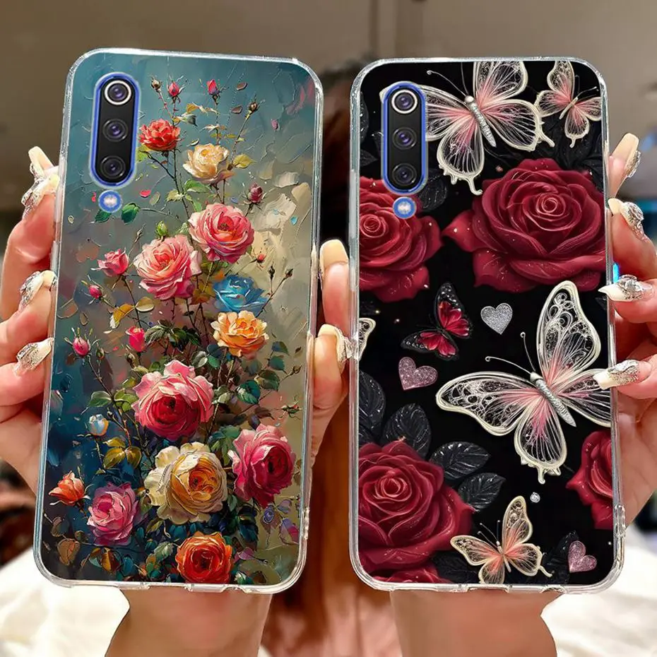 Funda de teléfono con pintura bonita para Xiaomi Mi 9 9SE 9Lite, funda trasera de silicona suave TPU para Xiaomi Mi9 9 SE 9 Lite, parachoques - imagen 3