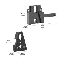 FOTGA Placa Liberación Rápida V-Mount para Cámara Fotografía