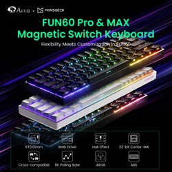 MONSGEEK FUN60 PRO/MAX HE – Teclado Mecánico Magnético 8K ARGB