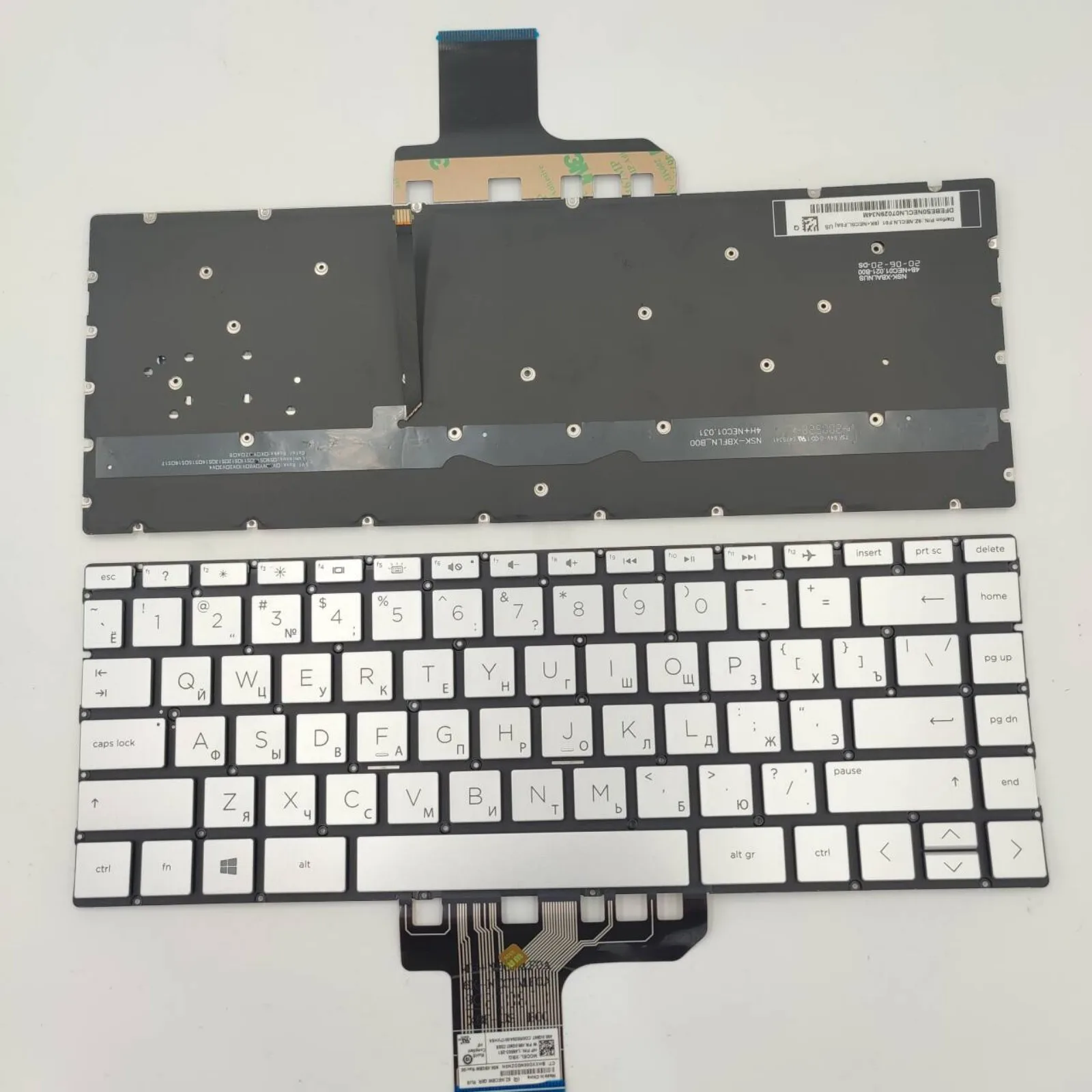 Diseño US RU FR para teclado de ordenador portátil HP ENVY X360 13-AN 13-AQ 13-AH 13-AG 13-AR TPN-W133 W144 Q214 W141