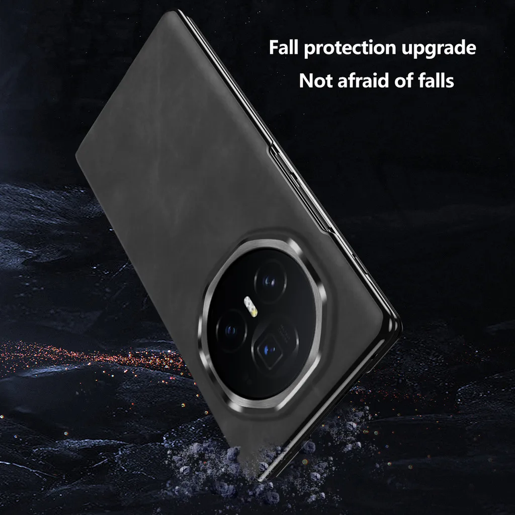 Funda de cuero con tapa magnética para Honor Magic V3, carcasa protectora de lujo con soporte S Pen - imagen 2