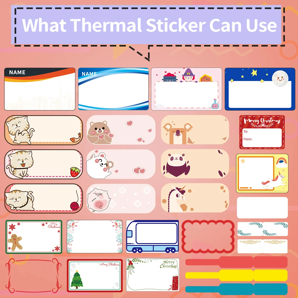 【Proce Dropshipping】Phomemo M110 impresora de etiquetas térmica inalámbrica portátil sin tinta BT impresora de etiquetas uso papel de etiquetas autoadhesivas - imagen 5