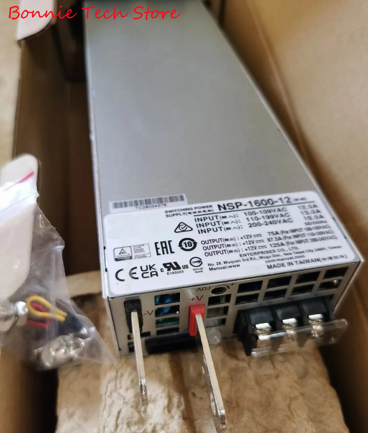 NSP-1600-12 para MEAN WELL Fuente de alimentación de 1600 W con salida única - imagen 3