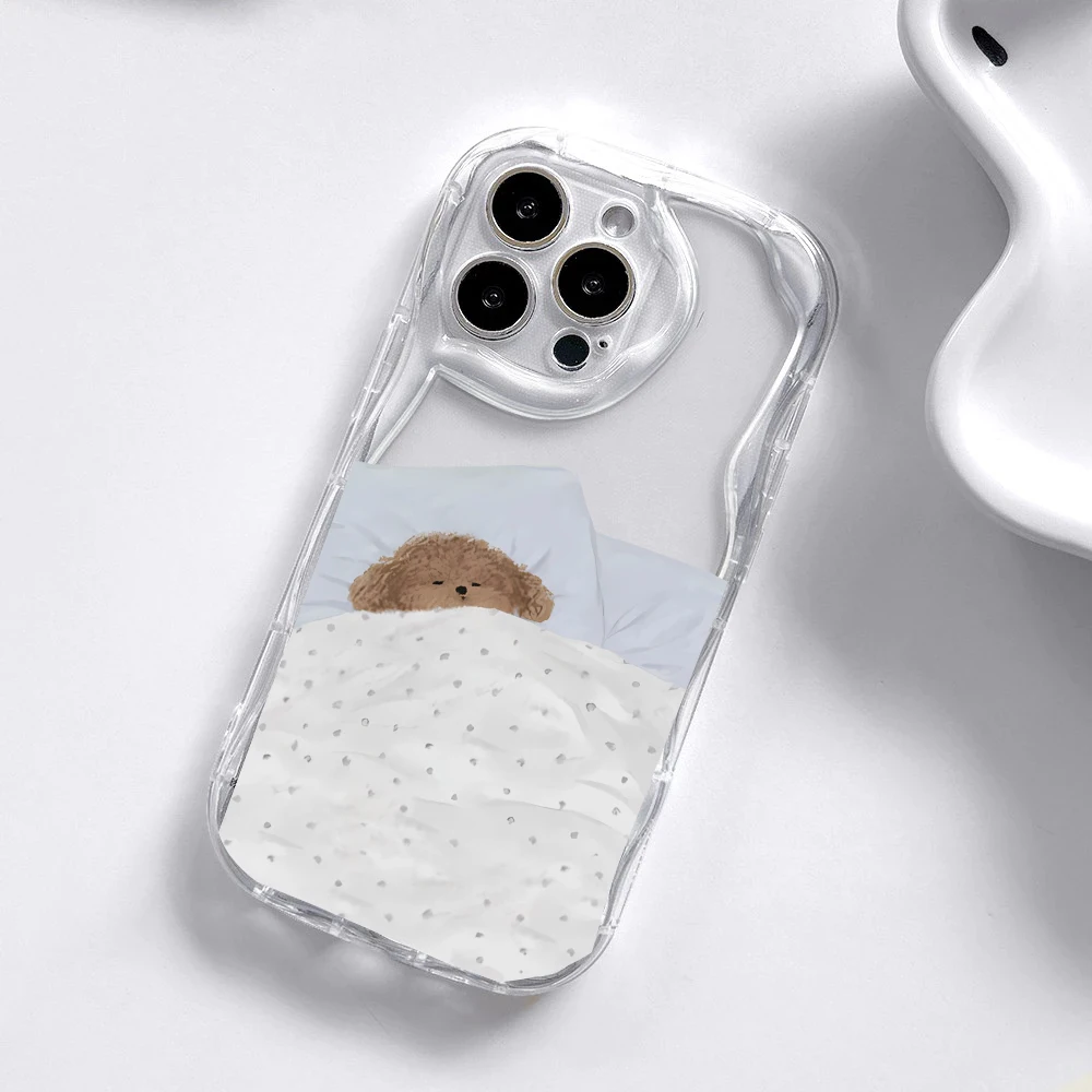 Funda para Realme C53 C55 C67 C63 C65 C35 C33 C21Y C25Y C51 8 5G 10 13 11 12 14 Pro Plus GT 6 Note 60 funda bonita para dormir perro gato - imagen 3