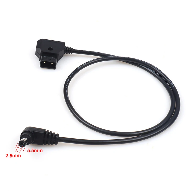 1 Uds D-TAP tipo B a cable de resorte DC2.5 con cerradura/sin codo de bloqueo BMCC BMPC4K cable de conexión de alimentación de cámara - imagen 2
