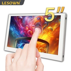 LESOWN Monitor Portatil USB HDMI IPS Touch 5 pulgadas 800x480