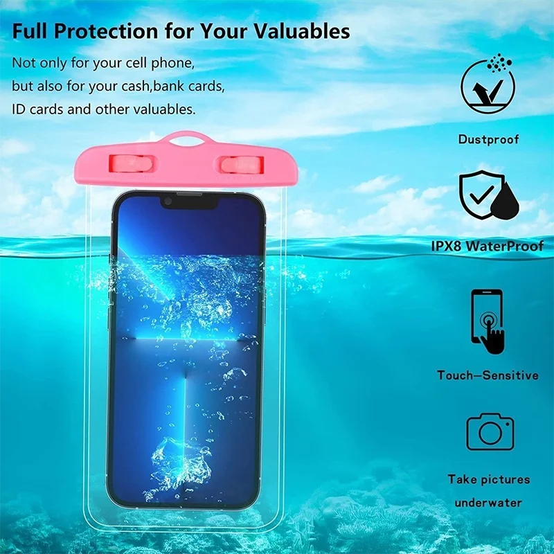 Funda de teléfono impermeable con Airbag flotante para iPhone, 11, 12, 13, 14 Pro Max, Samsung S23, S22, Xiaomi 13, Huawei P30, 20 Lite - imagen 4