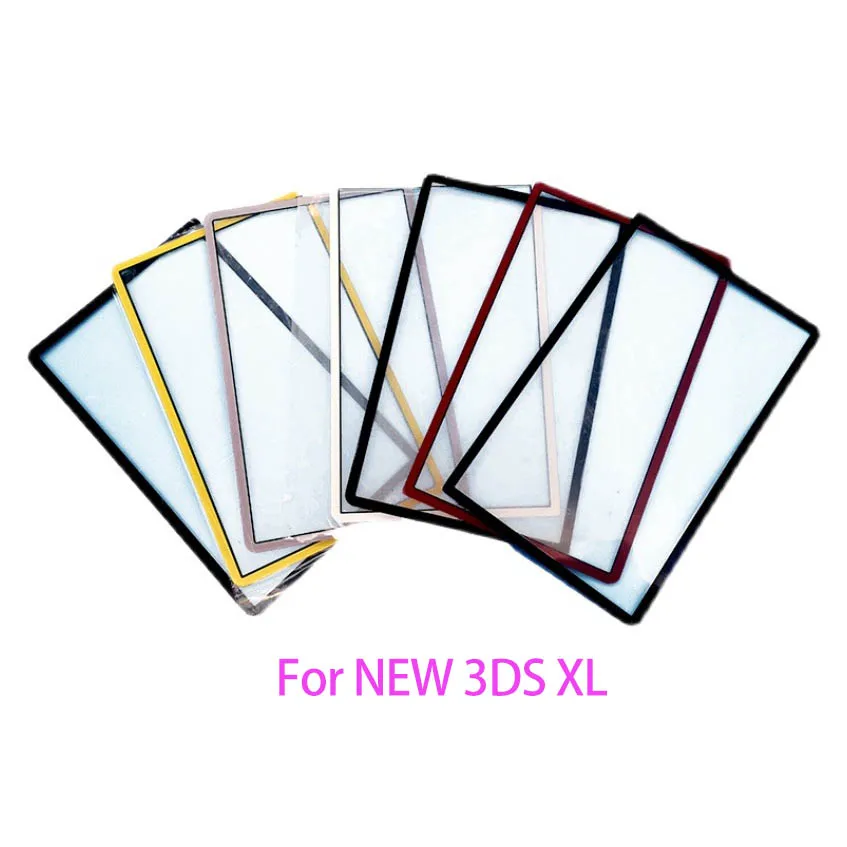 Espejo de lente de pantalla LCD para consola de juegos 3DS XL nueva 3dsxl superficie protectora de pantalla de lente exterior