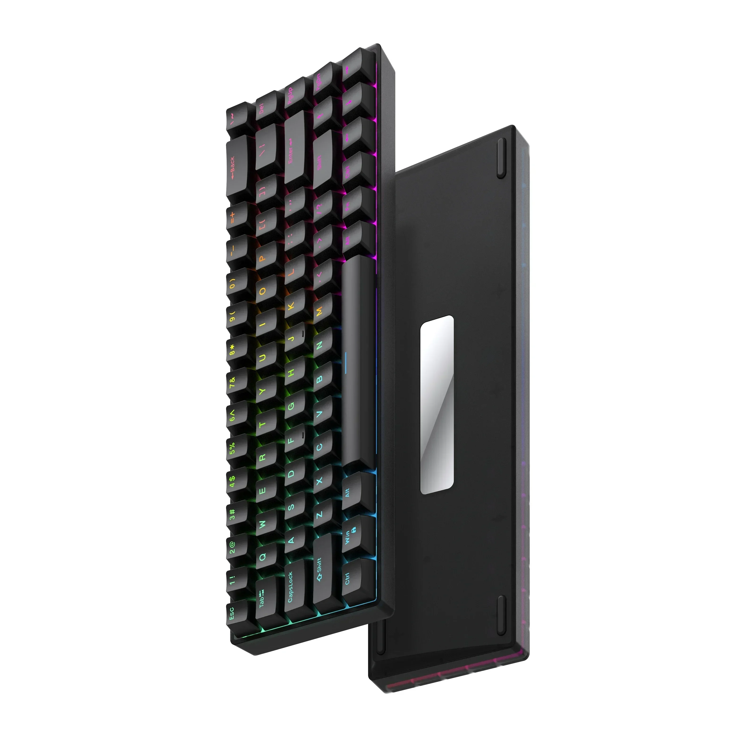 Teamwolf Raven68 teclado de jugador con interruptor magnético con cable 68 teclas teclados mecánicos gatillo rápido intercambio en caliente Rgb Fps teclado para juegos - imagen 2