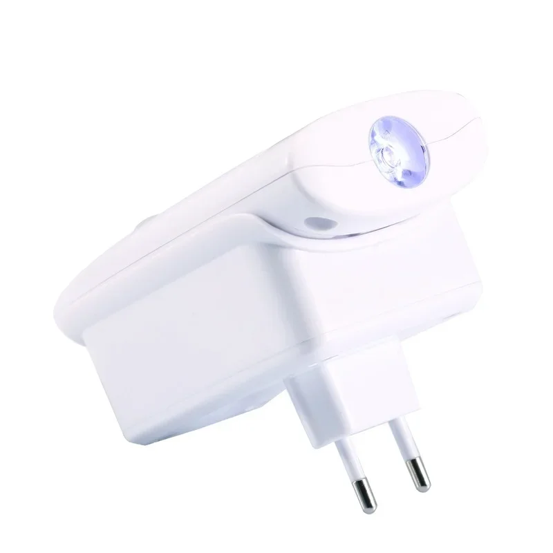 Luz nocturna inteligente, Control de Sensor de movimiento, detección de movimiento blanca fría, Mini lámpara enchufable para dormitorio, sala de estar y escalera
