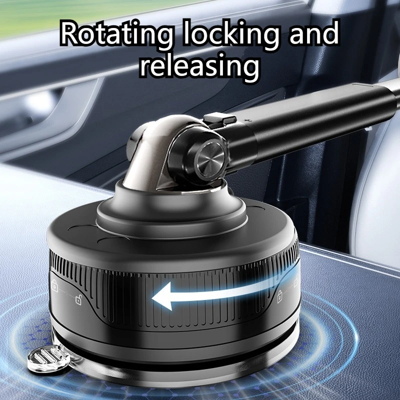 Soporte magnético para coche con ventosa telescópica de Metal, ángulo ajustable de rotación de 360, Compatible con tablero de teléfono, pared, superficie múltiple - imagen 3