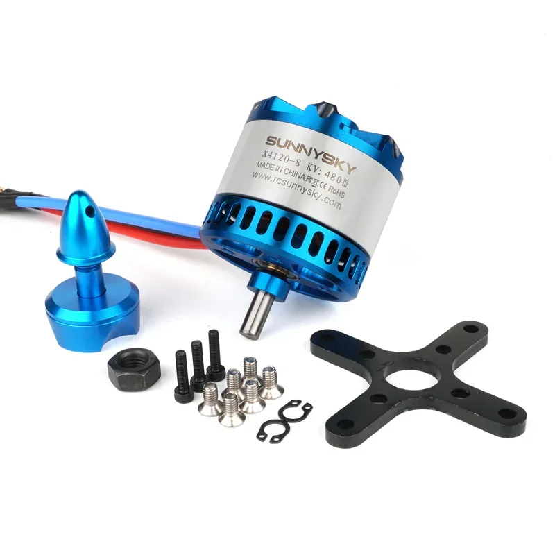 SunnySky X4120 III 480KV/550KV/650KV Motor de metal sin escobillas de alta eficacia para acrobacias RC 3D con cámara - imagen 5