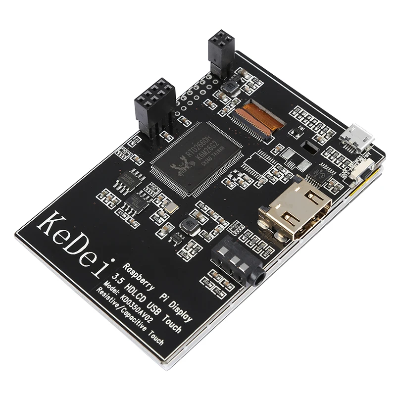 Pantalla táctil LCD para Raspberry Pi 3B + 4B, 3,5 pulgadas, compatible con HDMI, novedad - imagen 4